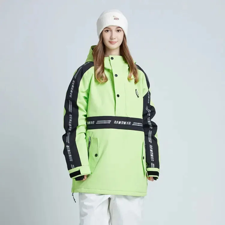 Unisex Reflective Snowboard Ski Jacket for Outdoor Sports