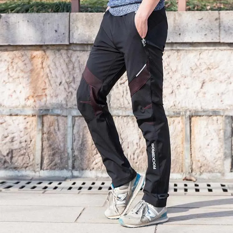 Winter/Autumn Sports Pants - Men Thermal Fleece Trousers Keep Warm for Cycling /Running