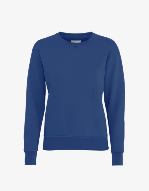 Women Classic Organic Crew - Royal Blue