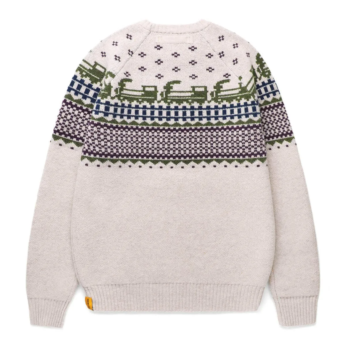 X TODD SNYDER TRAIN FAIR ISLE CREW (FLOAT JACQUARD)