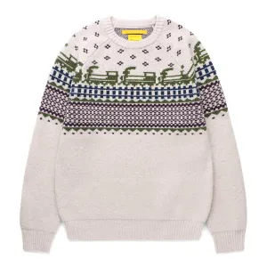 X TODD SNYDER TRAIN FAIR ISLE CREW (FLOAT JACQUARD)